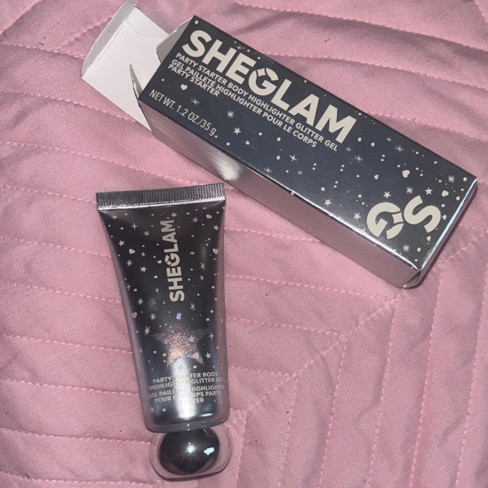 glam Starry Night Body Highlighter Gel - Silver